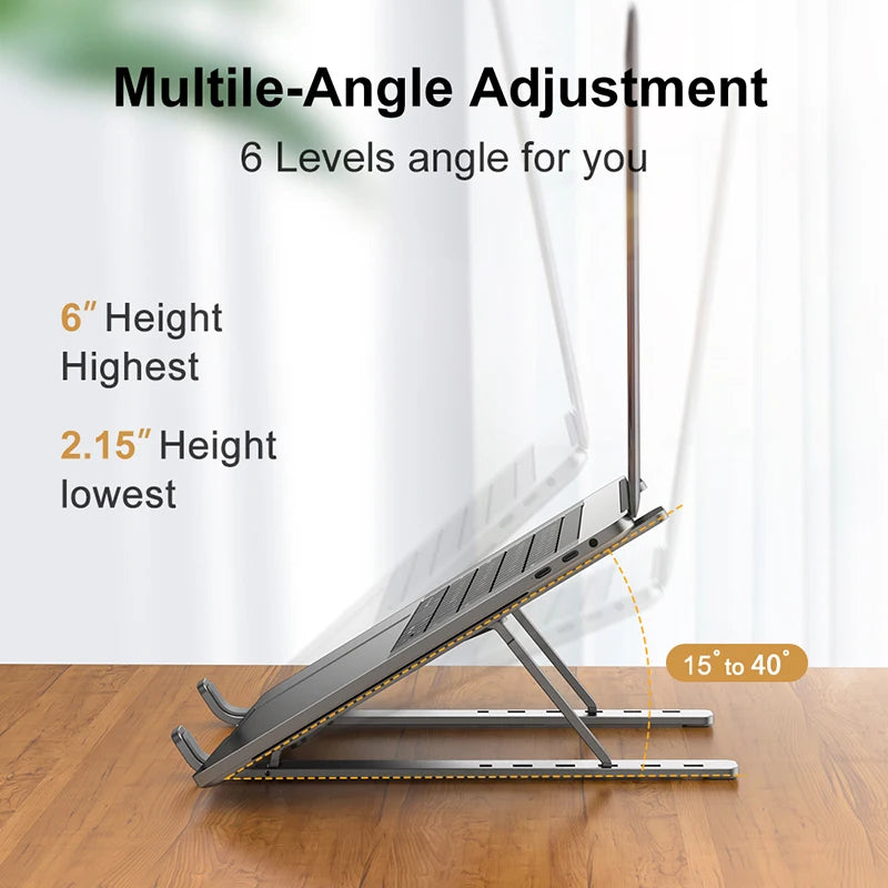 AXEN Rise — Stand ripiegabile in alluminio