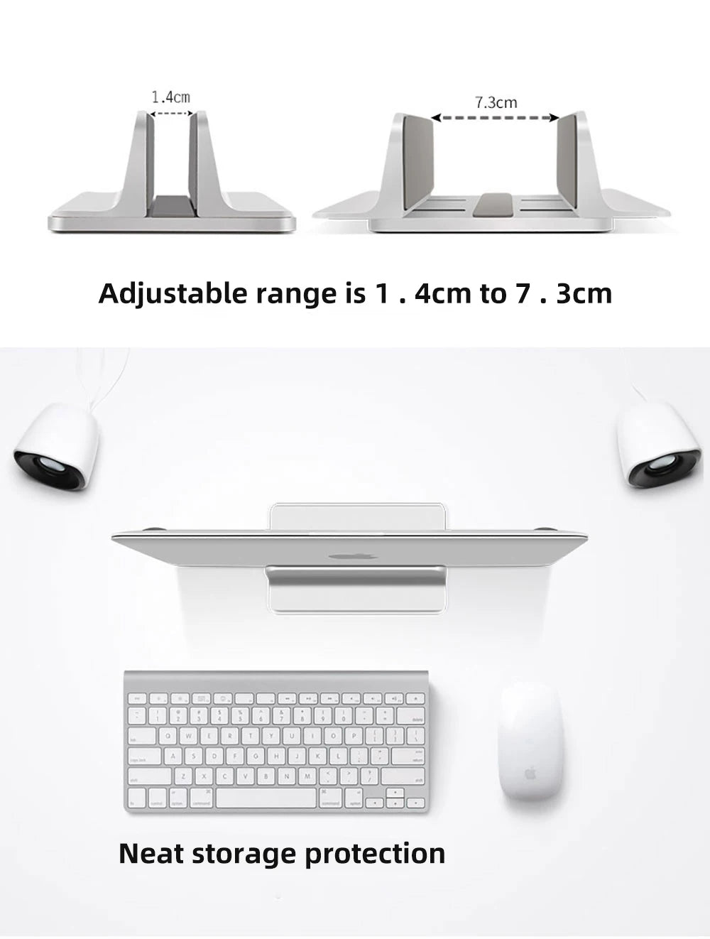 AXEN Vertical Dock — Supporto Laptop salvaspazio